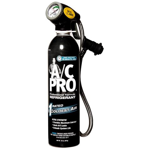 Save on ac pro a/c pro® super seal a/c stop leak kit (3 oz.) restores lost refrigerant and oil, quickly bringing back cool air and lubricating your a/c compressor; AC Pro 20 oz. Professional Formula Refrigerant with ...