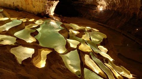 Illuminated Cave Pools Looks Like That Scene In Ferngully