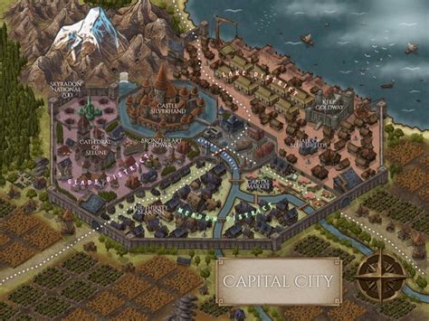 My First City Map Inkarnate In 2021 Fantasy City Map Map City