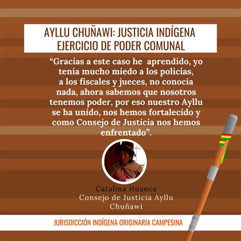Ayllu Chuñavi Justicia Indígena Ejercicio De Poder Comunal
