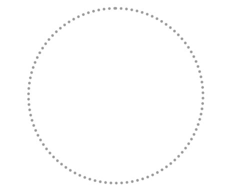 Circle Gray Dotted Border Free Png Citypng