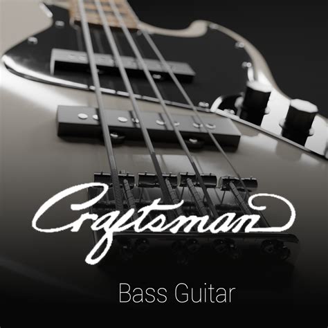 Artstation Craftsman White Bass Guitar