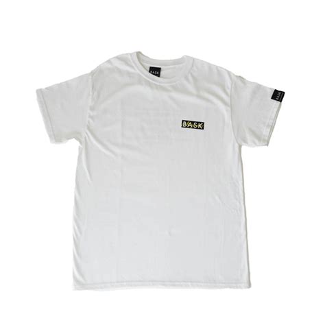【楽天市場】bask バスク オリジナルロゴ Tシャツ ビッグシルエット White ホワイト：bask楽天市場店