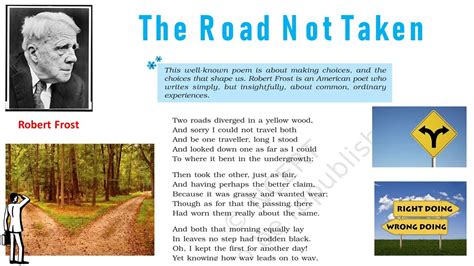 Class 9 The Road Not Taken Explanation In Hindi Poetic Devices