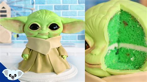 Baby Yoda Cake Amazing Star Wars Cake Koalipopss Youtube