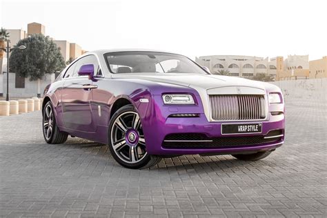 Rolls Royce Wraith Purple Gloss Wrap Wrapstyle