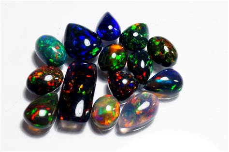 Ethiopian Opal Cabochon 14 Pieces 3545 Ct 95x9mm To 21x10mm