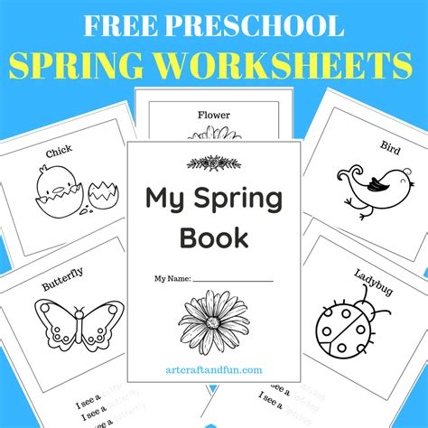 Free Printable Spring Worksheets For Preschoolers