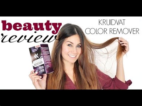 Review: Kruidvat Color Remover - YouTube