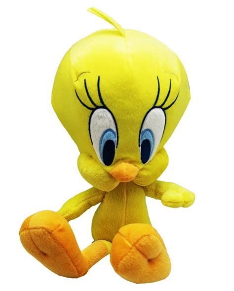 Looney Tunes Tweety Bird Medium Size Plush Toy With Secret Zipper