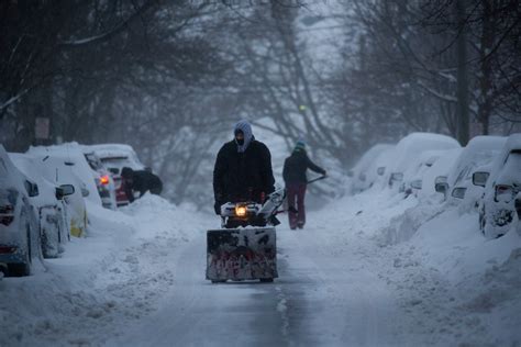In Pictures Winter ‘storm Of The Century Batters Us Northeast