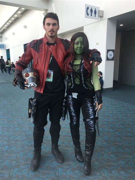 Starlord And Gamora Cosplay Comic Con 2018 Couples Costumes Cute