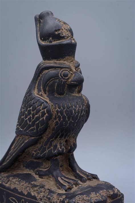 Egyptian Falcon Bird God Horus Statue Large Heavy Stone Made In Egypt