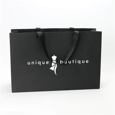 Custom Black Paper Bags With Logo Better Package