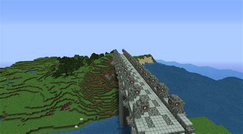 The Archadius Bridge In A Server Minecraft Project