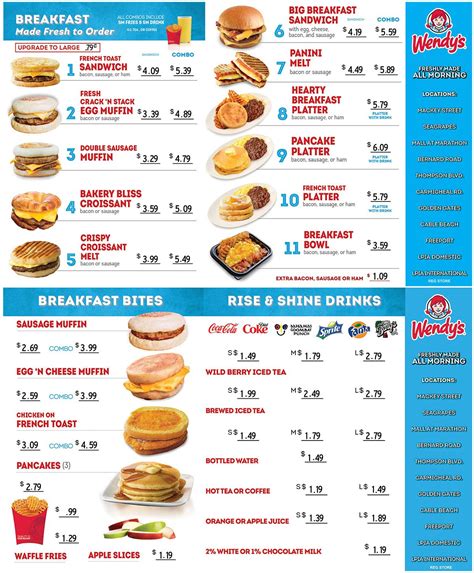 Mcdonalds Breakfast Menu Prices