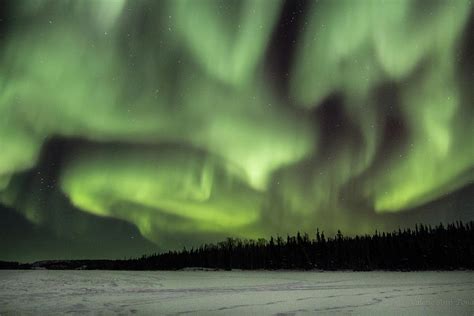 Aurora Borealis Over Vee Lake Photograph By Valerie Ann Pond Fine Art