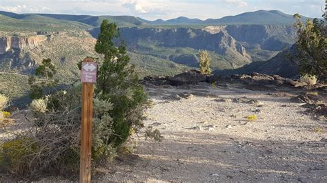White Rock Canyon Rim Trail Mountain Bike Trail White Rock New Mexico