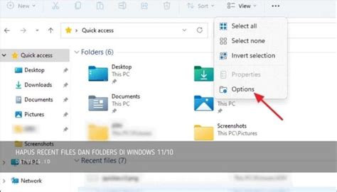 Cara Menghapus Recent Files Dan Folders Di Windows 1110 Ditulisid