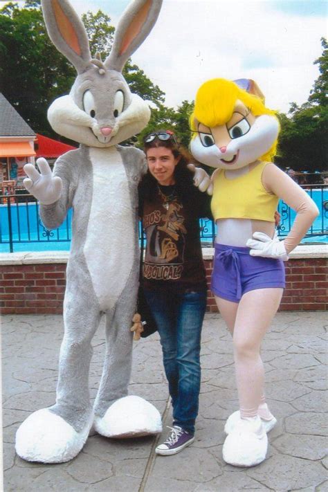 Six Flags America Bugs And Lola Bunny Costume Space Jam Mascot