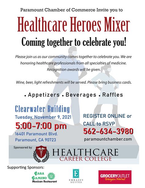 Healthcare Heroes Mixer - Paramount Chamber