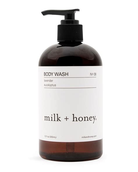 Milk Honey Body Wash No08 Lavender And Eucalyptus 12 Oz 355ml