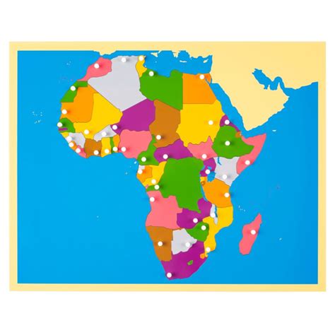 Puzzle Map Africa Nienhuis Montessori