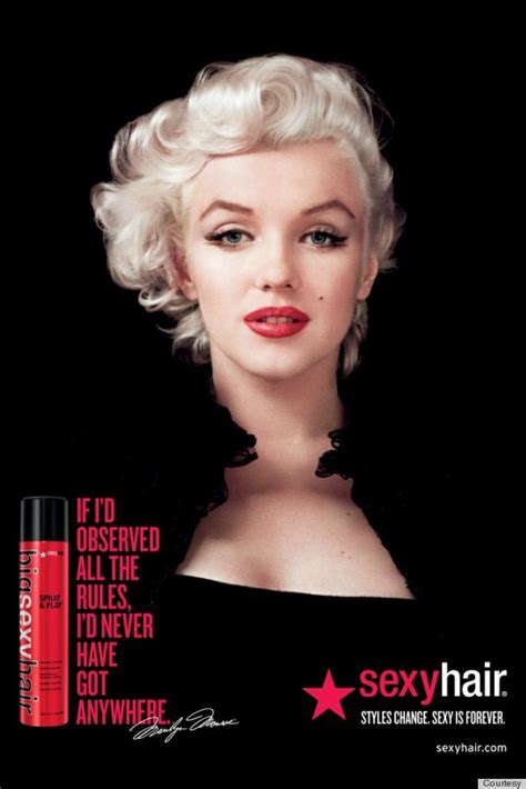 Marilyn Monroe Sexy Hair Ads Bring Actress Back To Life For Fall Campaign Photos Huffpost