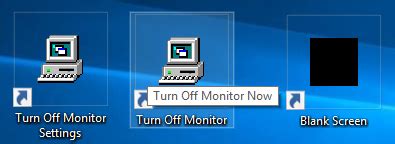 All the user needs to do is. Turn Off Monitor