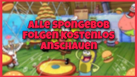 Alle Staffeln Kostenlos Von SpongeBob Schwammkopf Anschauen YouTube