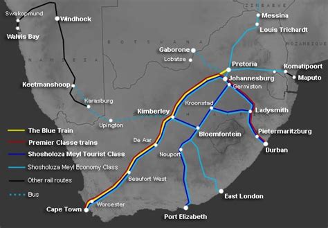 Shosholoza Meyl Train Routes In South Africa Train Travel Africa