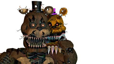 Nightmare Freddy Render Transparent By Papercraft4you On Deviantart