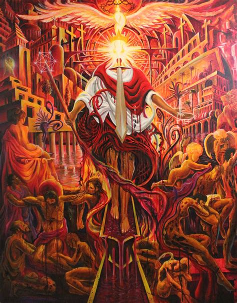 Revelation Of God Acrylic On Canvas By Aaron Herrera Artquest Jesus