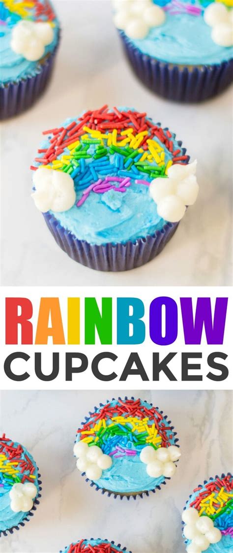 Rainbow Sprinkle Cupcakes Recipe Yummy Cupcakes Sprinkle Cupcakes