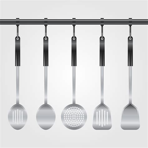 Leverage the free online logo maker and countless vector icons to tweak an amazing industrial tools logo that will be suitable for your label. Realistic Kitchen Utensil Collection Illustration 223623 ...