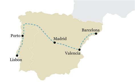 One Week Spain And Portugal By Train Itinerary