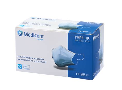 Medicom Safe Mask Premier Standard Iir Chirurgiczna Maska 50 Szt