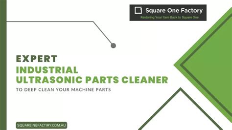 Ppt Expert Industrial Ultrasonic Parts Cleaner To Deep Clean Your