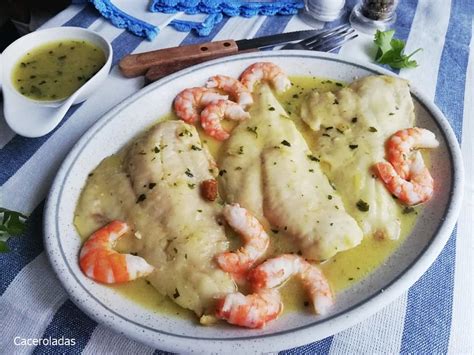 Receta De Merluza En Salsa Verde Con Gambas Caceroladas