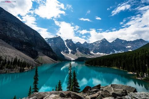 Lago Moraine En El Parque Nacional Banff Alberta Canadá 5217