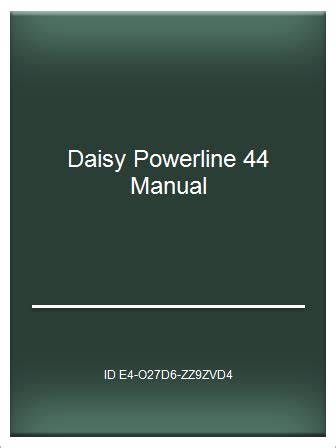 Full Pdf Daisy Powerline Manual Telegraph