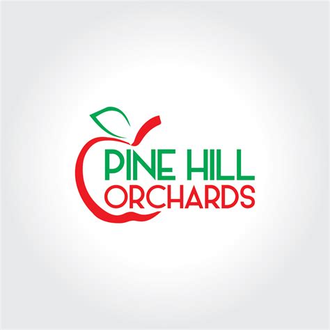 Apple Orchard Logo Design For Pine Hill Orchards By Khalid Mehmood