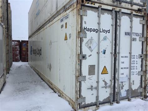 40′ High Cube Used Fully Insulated Reefer Container New Used Sea