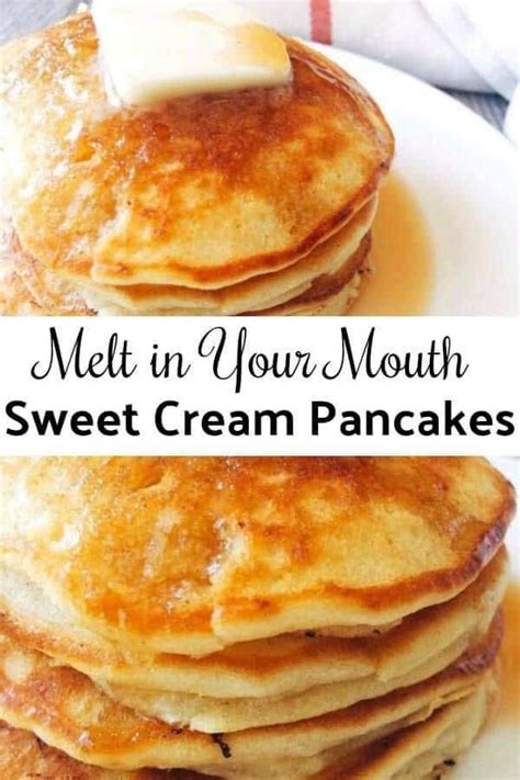 Melt In Your Mouth Sweet Cream Pancakes Artofit
