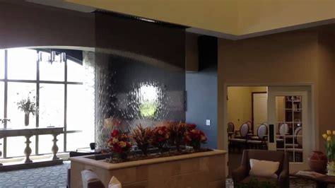 Where to find the best sliding glass doors prices. Glass Water Wall Waterfall-Indoor - YouTube