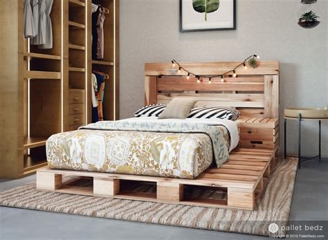 Pallet Bed The Twin Size Includes Headboard And Platform Etsy Canada