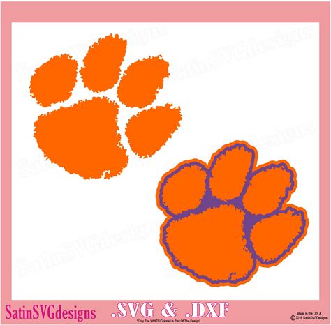 Tiger Paw Svg Png Auburn Tiger Paw Svg Design Clemson Tiger Paw Svg Cut