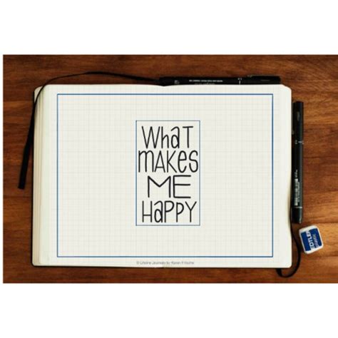 What Makes Me Happy Bullet Journal Pdf Etsy