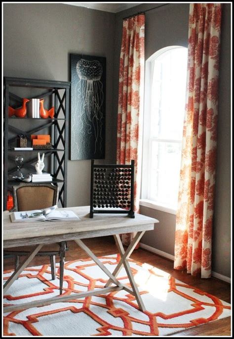 Orange And Grey Curtains Curtains Home Design Ideas Yaqowg3qoj30246