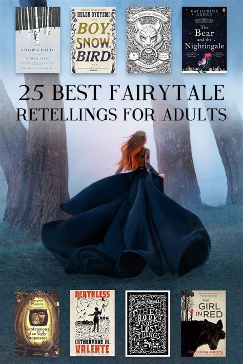 The Cover Of 25 Best Fairy Tale Retellings For Adults With An Image Of A